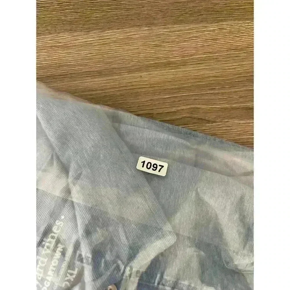 Vineyard Vines Edgartown Polo Heathered Blue Men's 2XL Short Sleeve Cotton Blend - Picture 9 of 9